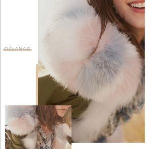 New OZLANA fur parka - Green
